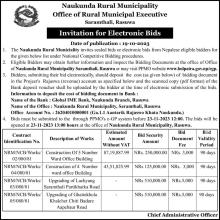 Invitation for Electronic Bids